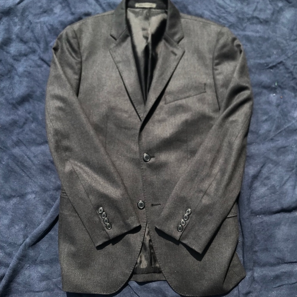 Uniqlo Blazer Mens Grey size M